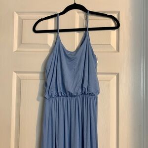 Lush Light Blue Maxi Dress